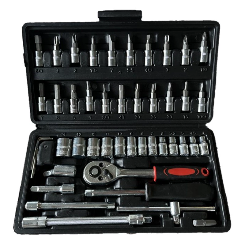 Xiaofei 46 шт рукав гаечный ключ набор набор автомобилей мотоцикл набор набор бытовой техники комбинированный набор инструментов