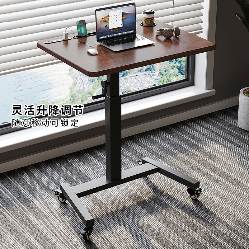 Lifting Computer Desk Mobile Small Desk Live Desk Home Study Desk Lifting Standing Workbench