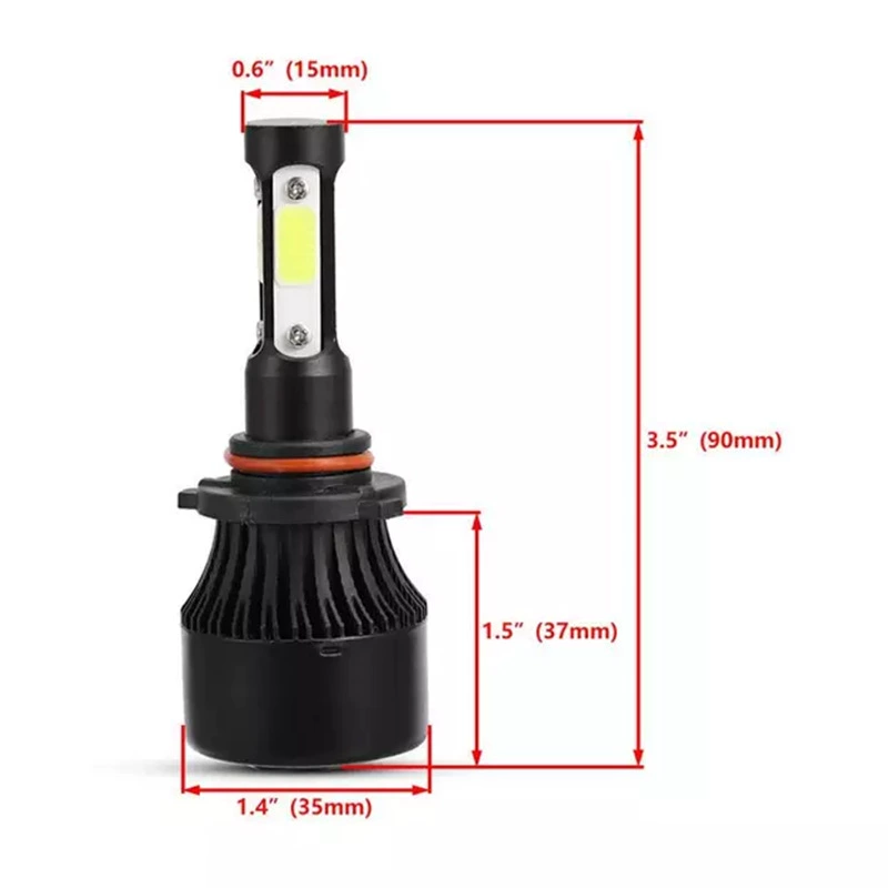 Кратор LED-фары S2 четырехсторонний свет H4 H7 кросс-бортной специальный к светодиодным фарам модифицированный