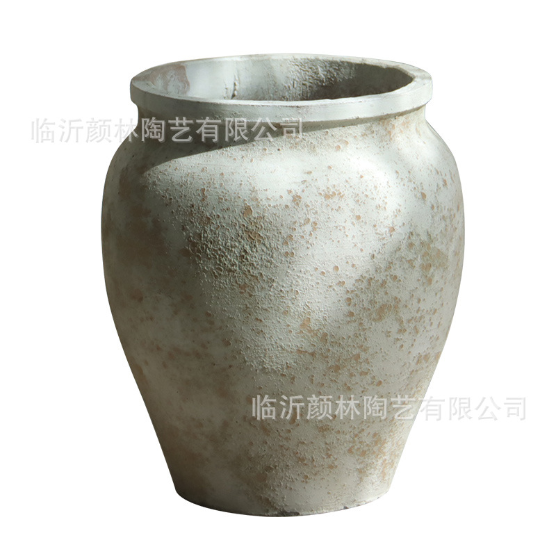 Retro hacer viejos frascos de cemento de gran calibre de alto estilo flores de la ventana de la sala de estar del departamento de ventas decoración del centro comercial maceta verde