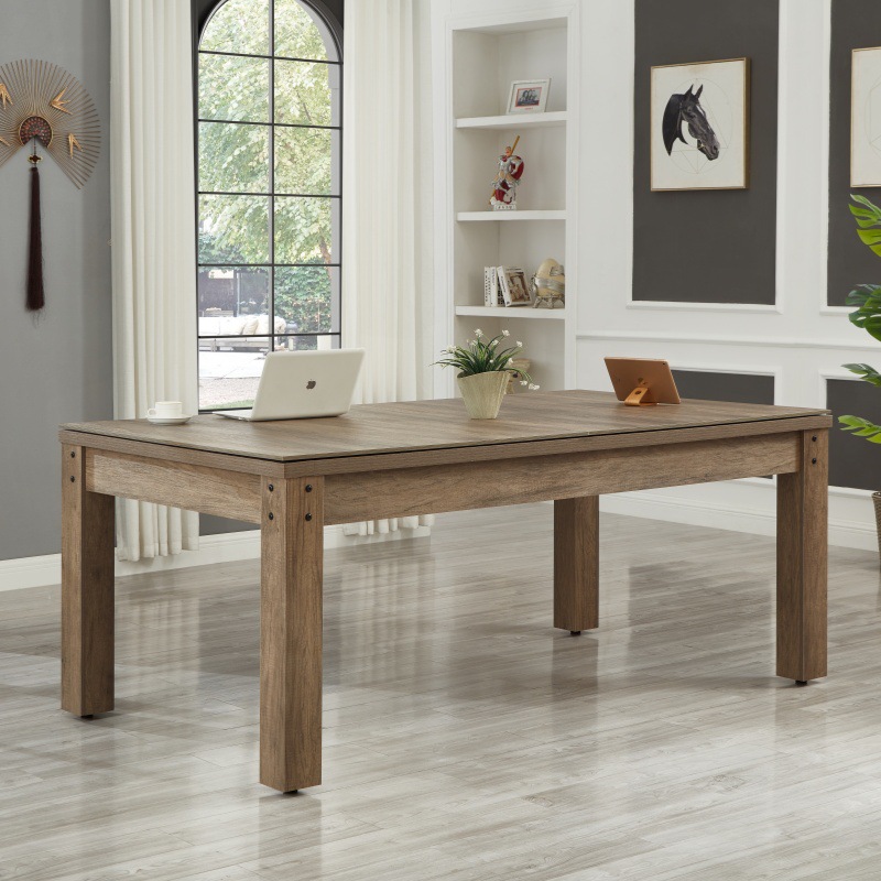 Mesa de billar para el hogar Mesa de billar interior Mesa de ping pong tres en uno multifuncional Mesa de comedor Mesa de billar americano Entretenimiento familiar