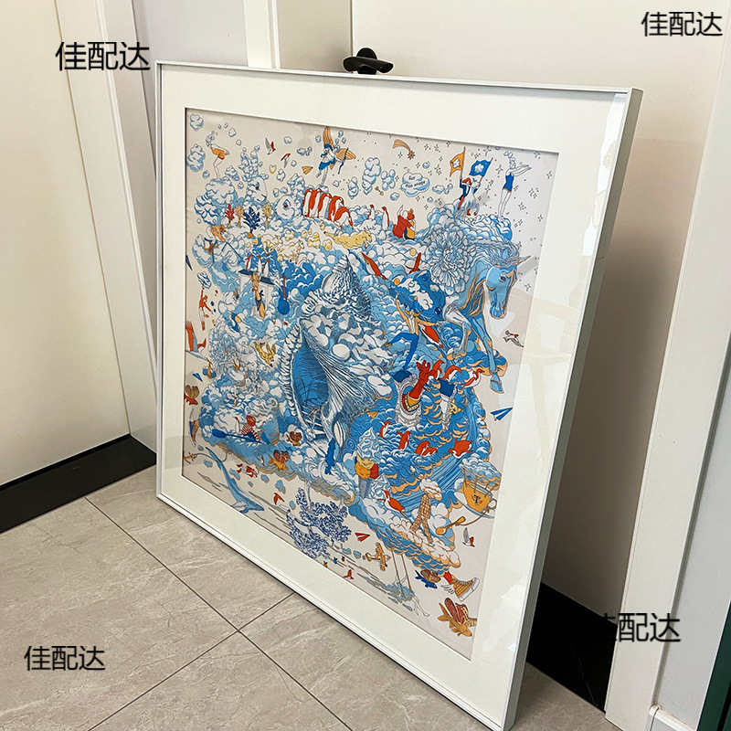 ♤ DIY Non-Destructive Magnetic Framed Silk Scarf Framed Accessible Luxury Style Scarf Picture Frame Custom Photo Frame Hanging on the Wall ♤ DIY Non-Destructive Magnetic Framed Silk Scarf Framed Accessible Luxury Style Scarf Picture Frame Custom Photo Frame Hanging on the Wall