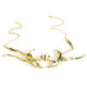 Punk style new mechanical blood blade shaped fluid face creative alloy ball dress mask Halloween jewelry