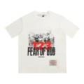 Fear of God联名RRR123波浪字母印花夏季美式休闲短袖高街宽松T恤