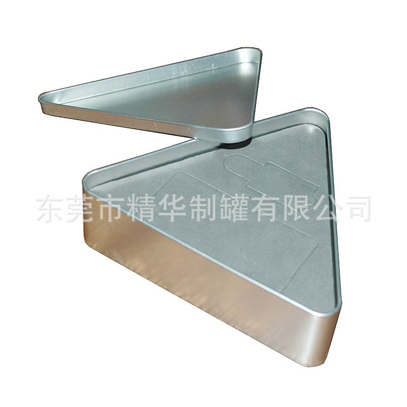 供应三角形铁罐  等边三角形礼品包装铁盒  三角形马口铁铁盒