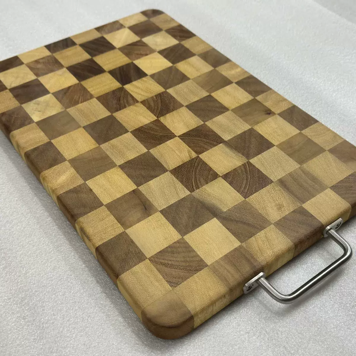 实木菜板木棋盘格砧板创意棋盘格菜板马赛克切菜板厨房辅食砧板