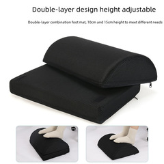 Cross-border half-round rest pad slow rebound leg pad foot pillow Office foot pad double-layer half-cylinder leg pillow foot rest pad