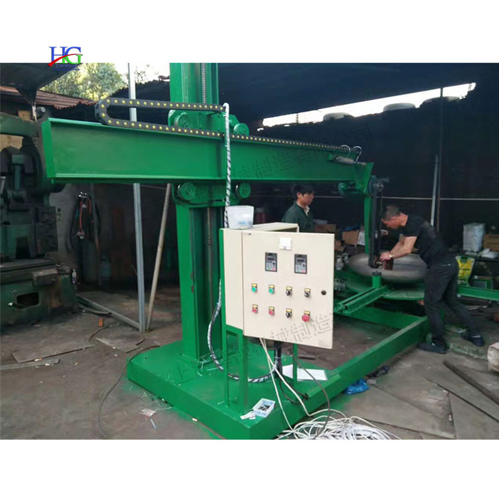 全自动不锈钢封头抛光机 化工罐体异型打磨机 金属镜面拉丝抛磨机