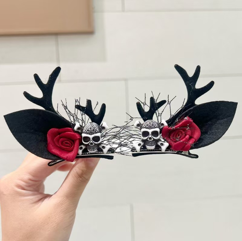 Halloween hairpins and hairpins cute ghost festival party costumes hair accessories and headdresses_viptrois.com