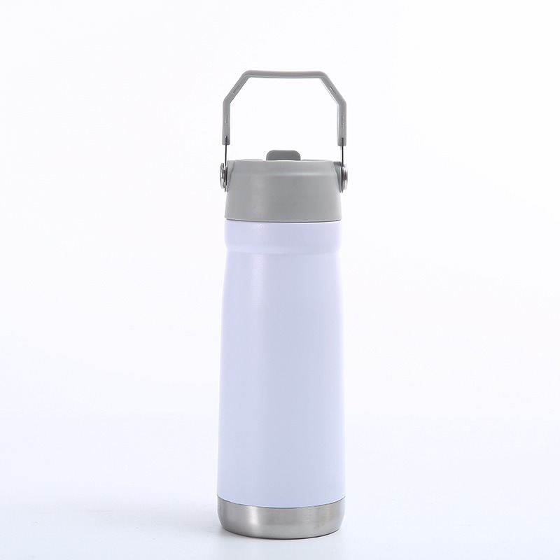 Nuevo transfronterizo de acero inoxidable 304 taza de aislamiento térmico con mango taza de agua portátil deportiva al aire libre taza de vacío doble