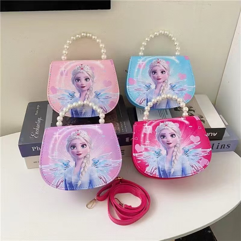 2024 nuevo bolso de hombro de hielo y nieve para niños de moda princesita salvaje fuera de la tendencia Aisha bolso de mensajero portátil lote