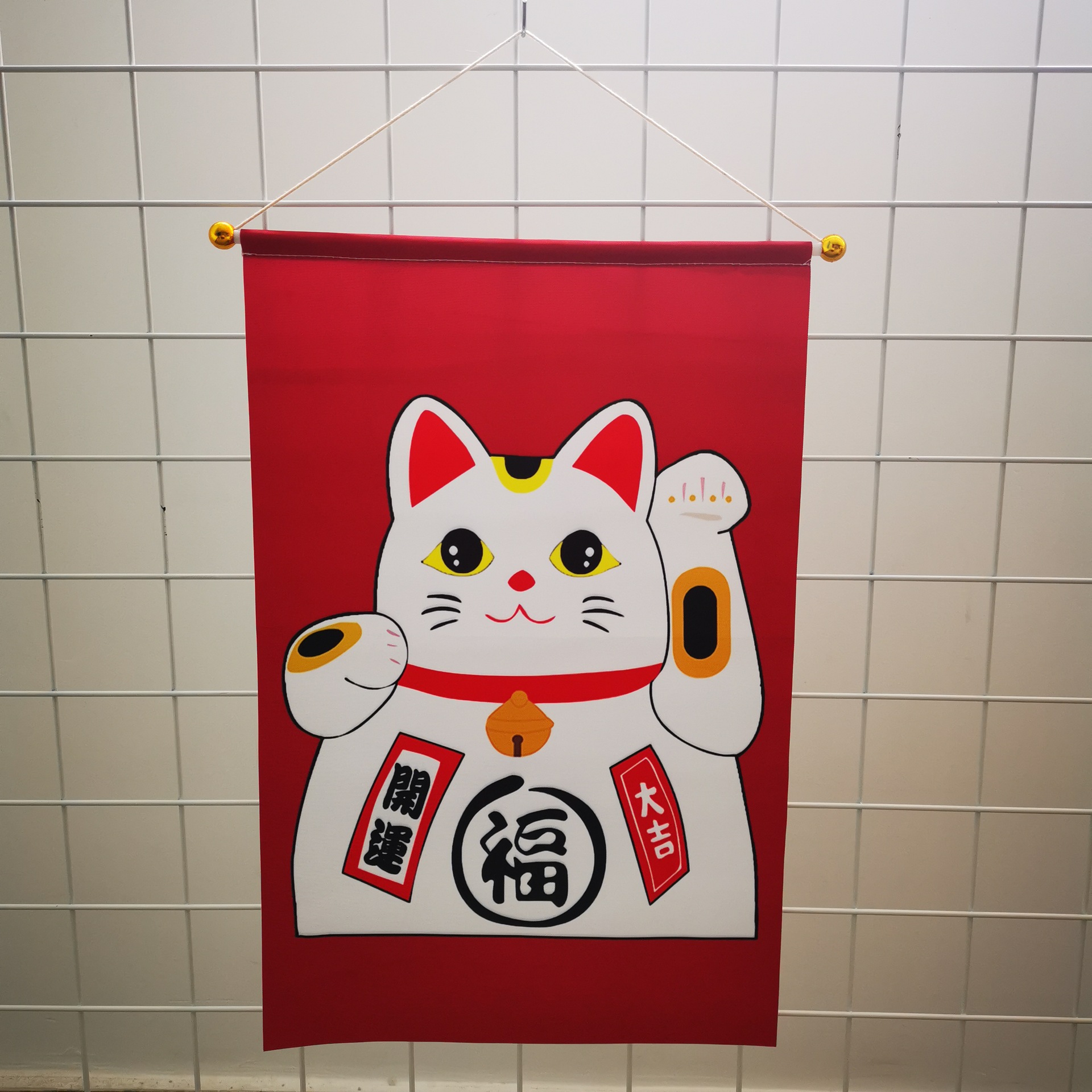 Transfronterizo nuevo estilo japonés colgar bandera de tela Oxford colgar 30 * 45cm Izuo tienda de materiales y bandera de decoración de viento