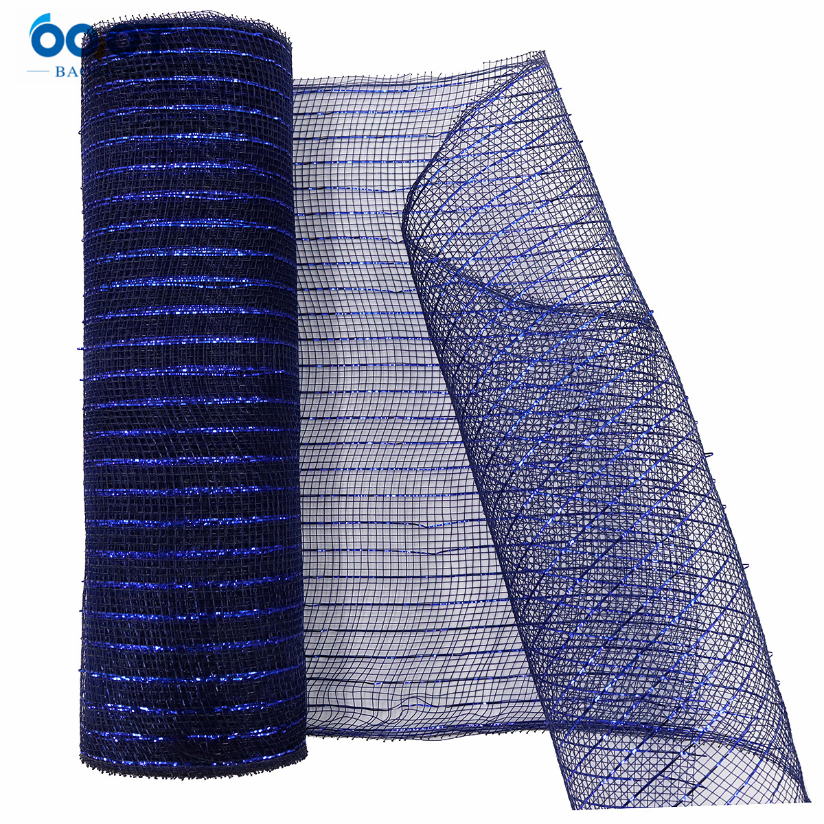 En stock al por mayor borde parrilla PP malla Navidad guirnalda haciendo guirnalda material decorativo malla Halloween