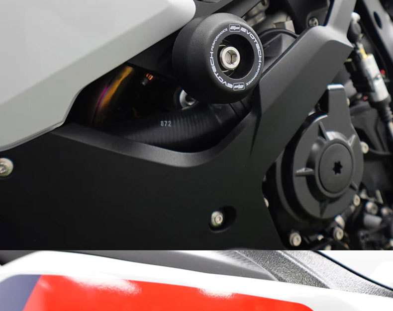Suitable for Bmw S1000Rr 25-26 Model Year Modification Parts, Motorcycle Body Protection Anti-Fall Bars, Anti-Fall Balls, Anti-Fall Rubber