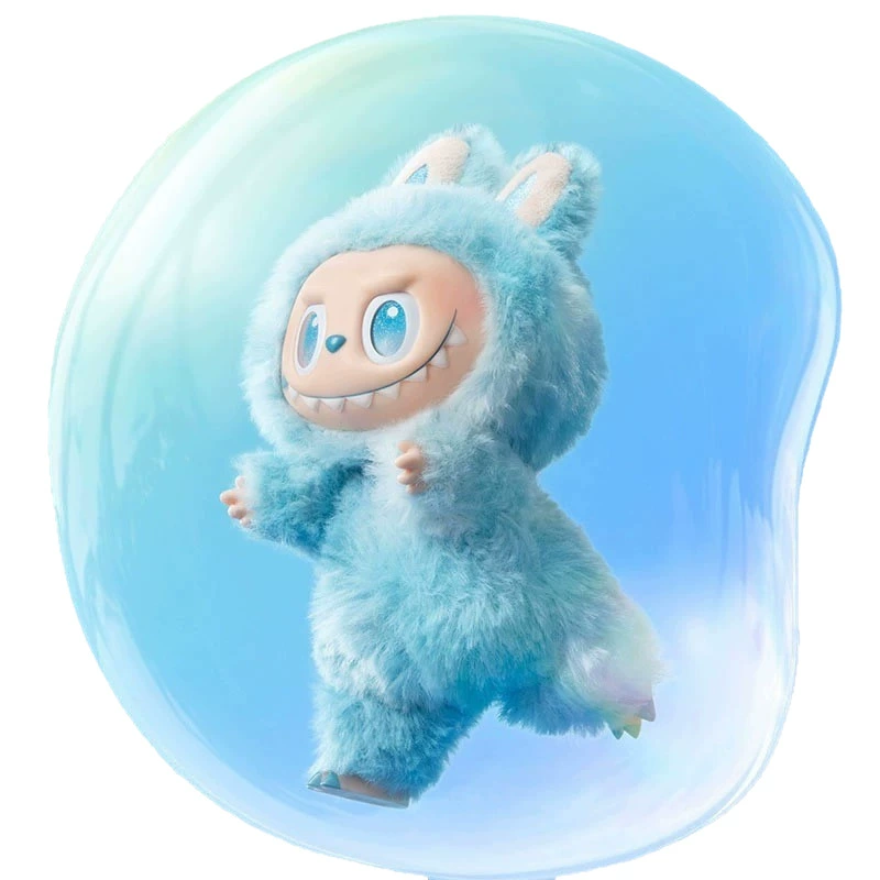 Bubble LABUBU3 серия «высокая энергия» передняя, клее-эластичный плюшевый подвесной брелок, слепой бокс Labubu 3-го поколения, трендовые игрушки