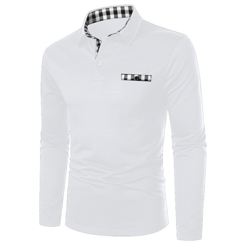 Polo sportiva da uomo con colletto con cerniera in saldo autunnale Ins2023_voghion.com
