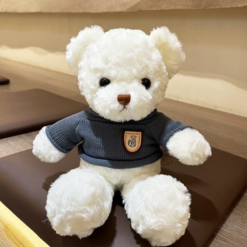 Muñecas de peluche al por mayor emoción acompañante vestido juguetes de peluche regalo de cumpleaños abrazar osos muñecas