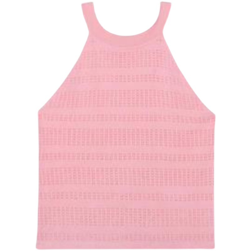 Ropa para niños 2023 Nuevas niñas primavera y verano Honda bebé estilo occidental superior de verano para niños Chaleco de cuello redondo ropa exterior delgada