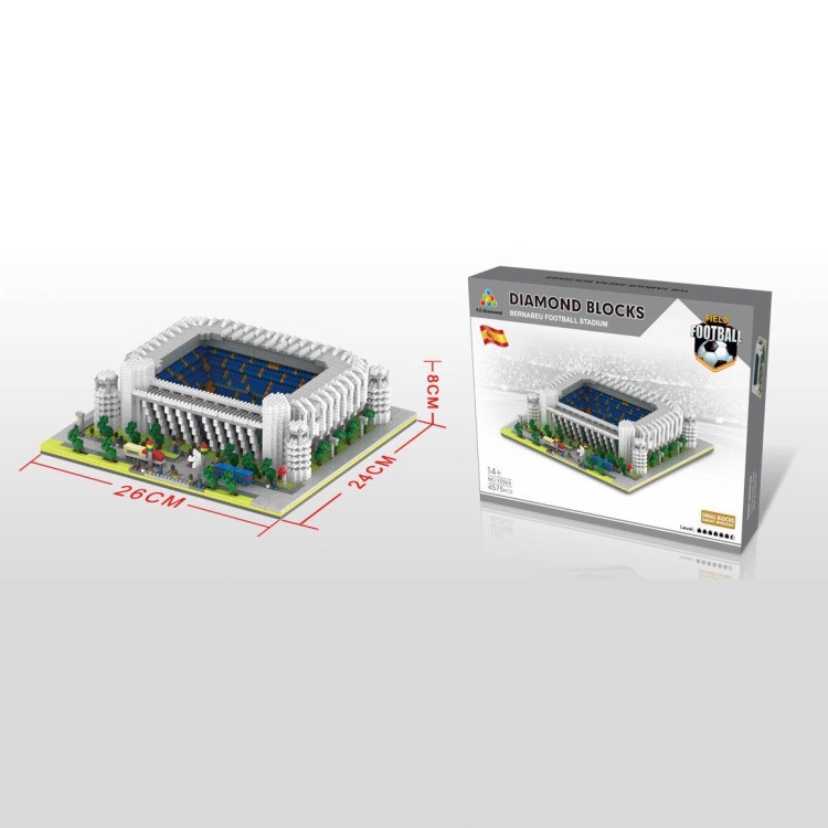 YZ064-65 Portugal estadio o el Real Madrid pequeñas partículas ensambladas bloques modelo Niños regalo