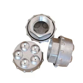 防尘铝喷头 一孔多孔4分6分矿用园林雾化降尘喷嘴 矿用喷水嘴