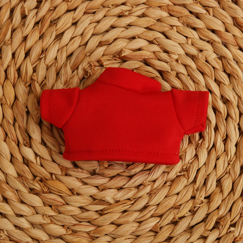 Juguetes de peluche Camisa Ropa Colgante Accesorios para muñecas Muñeca 10cm Dientes faltantes Muñeca de algodón Ropa Accesorios