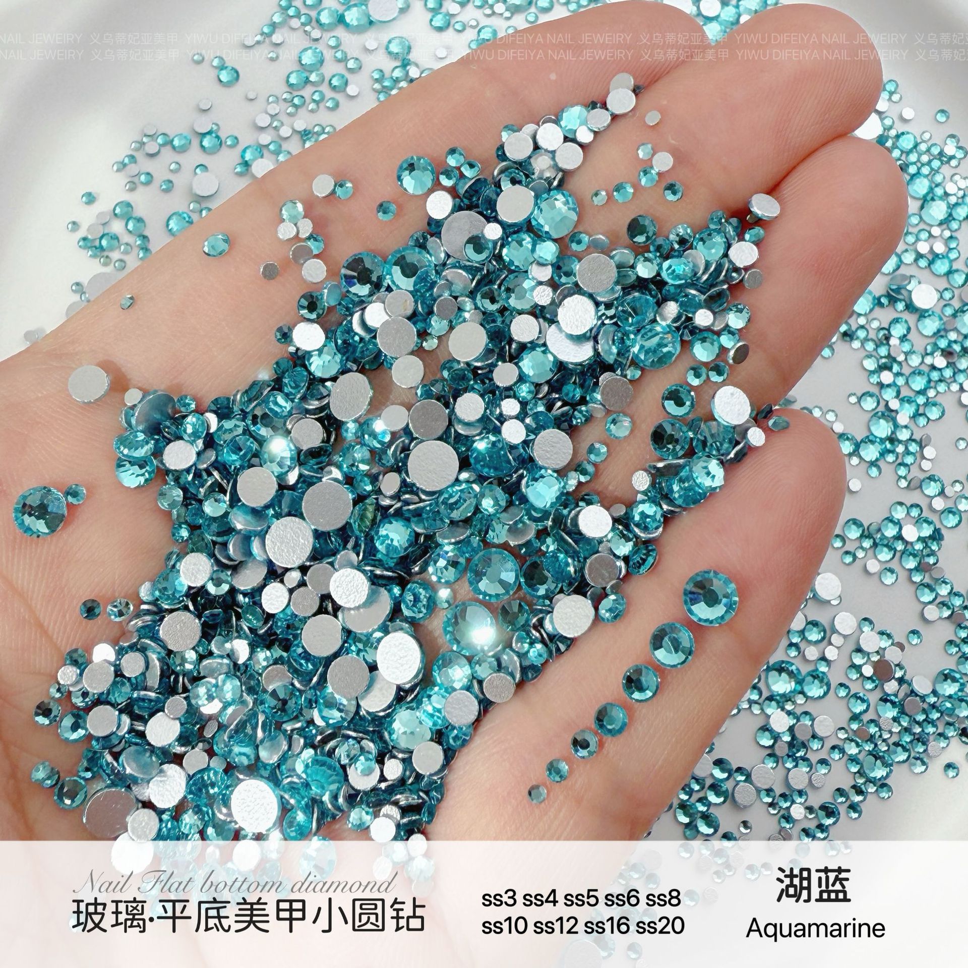 실버 바닥 호수 블루