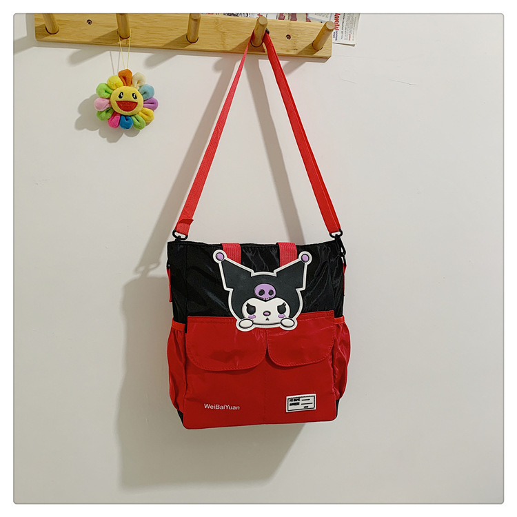 A new, versatile, large-capacity single-shoulder crossbody bag with a cute and girlish heart for student tutoring in the Korean version of Instagram undefined