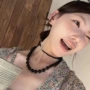 小众欧美chocker黑玛瑙颈链
