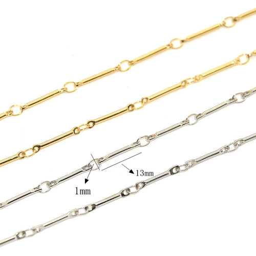 High-quality color-preserving copper-plated 14K real gold chain stick thin chain tassel necklace bracelet handmade DIY jewelry accessories
