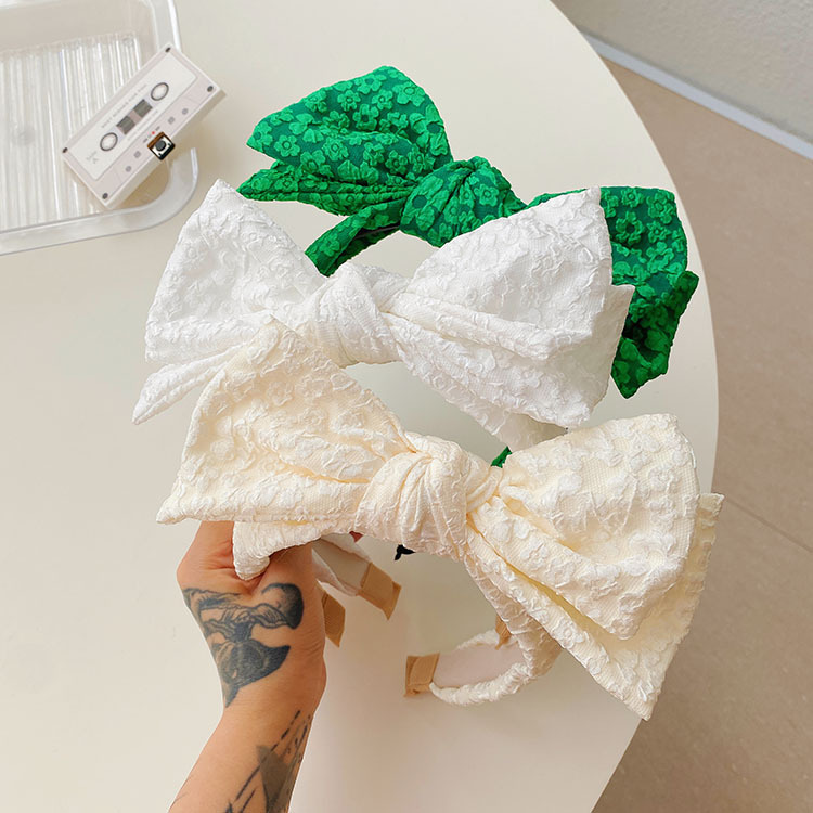 Fashion Bow Knot Cloth Handmade Hair Band 1 Piece display picture 7