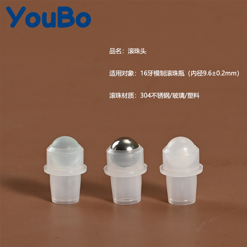 Glass plastic bottle for essential oils stainless steel in ampoules