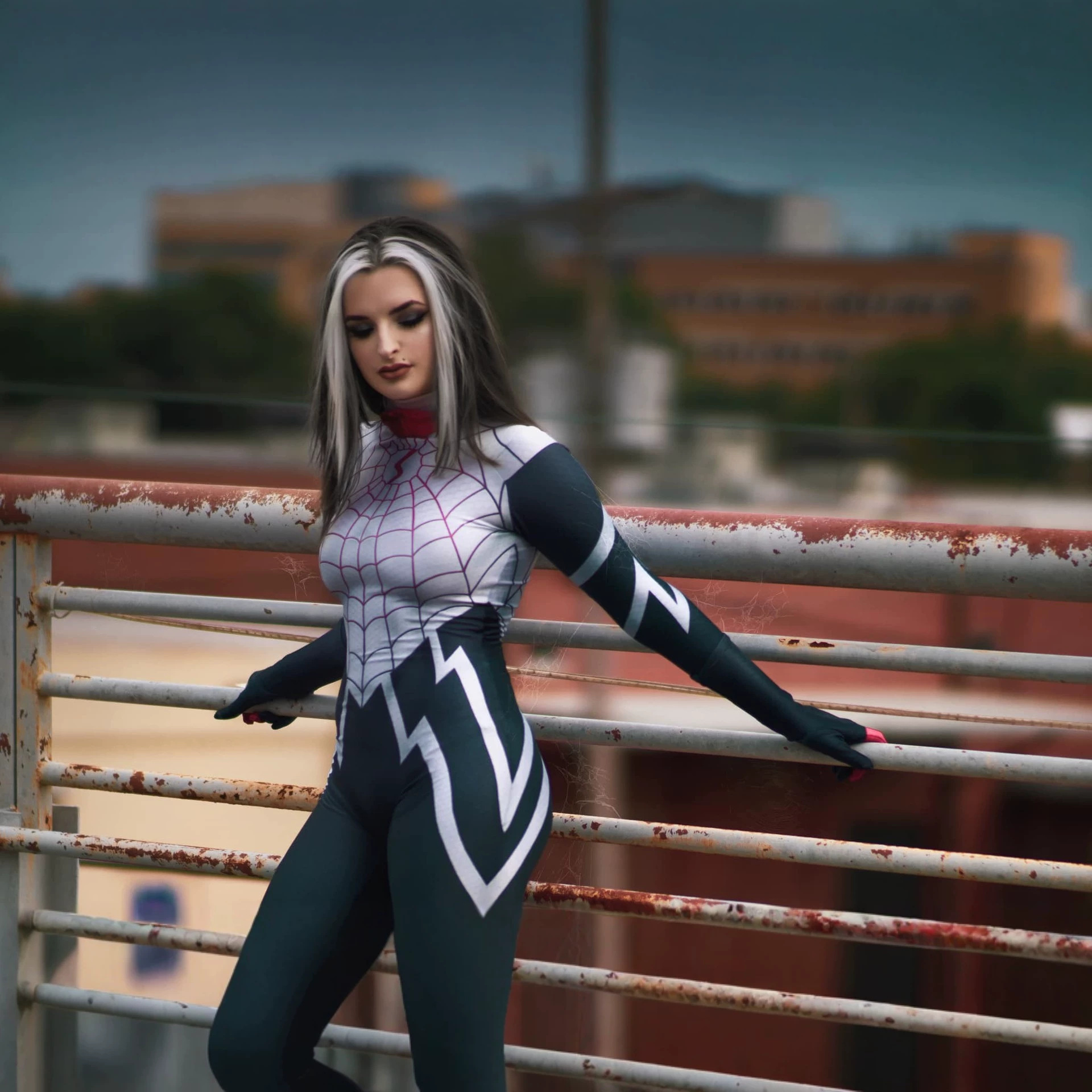 Disfraz Cosplay Enterizo de Araña para Mujer de Spandex, para Halloween y Fiestas image 2