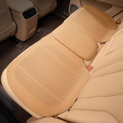 2025 New Car Seat Cushion, Universal – Seat cushion, seat cover - akiba-chestnut-punched-breathable-fully-covered-edge-rear-seat-cushion