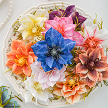 仿真龙须茉莉花朵 3D手感花 手工diy古风簪花头饰配件 家居装饰花