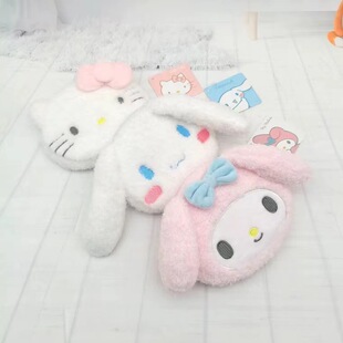 Factory Direct Supply New Meile Big Ear Dog Plush Coin Purse Doll Coin Bag Card Bag Key Bag Headset Storage Bag