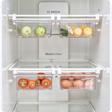 冰箱内部隔板层收纳盒抽屉式鸡蛋食物保鲜挂架冷藏整理分层置承义