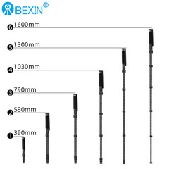 Beixin Carbon Fiber SLR Camera Monopod Portable Photo Photography Selfie Bracket Mobile Live Broadcast Monopod