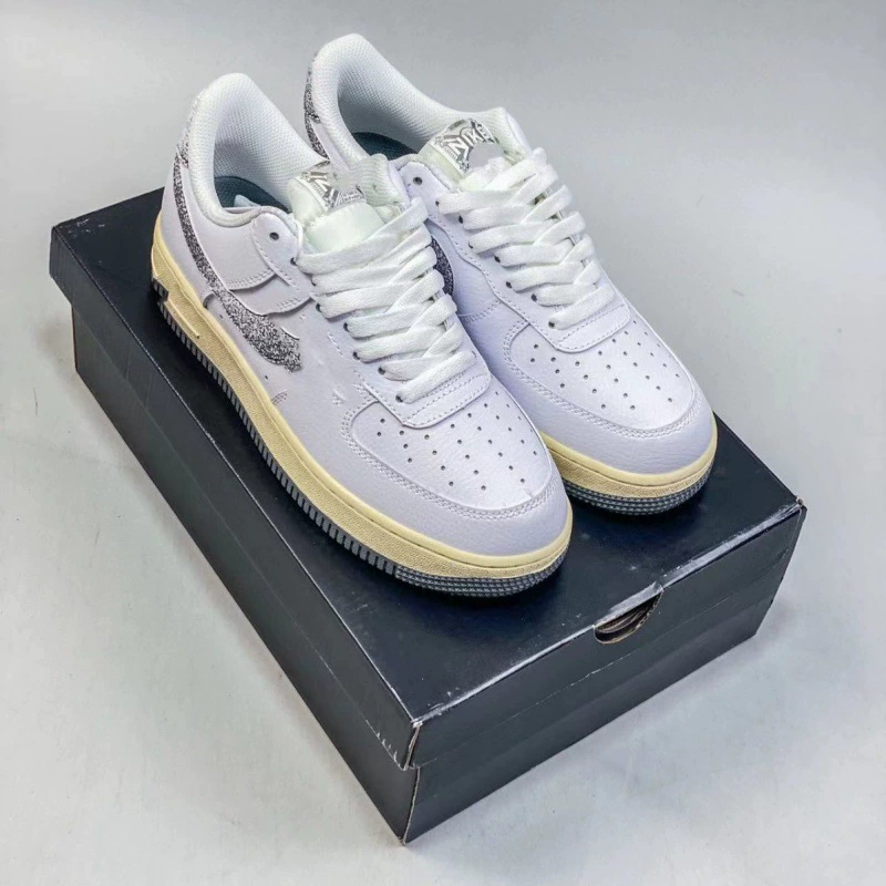 Кроссовки Air Force 1 '07 LOW Air Force No. 1 мужские и женские низкие кеды классические белые