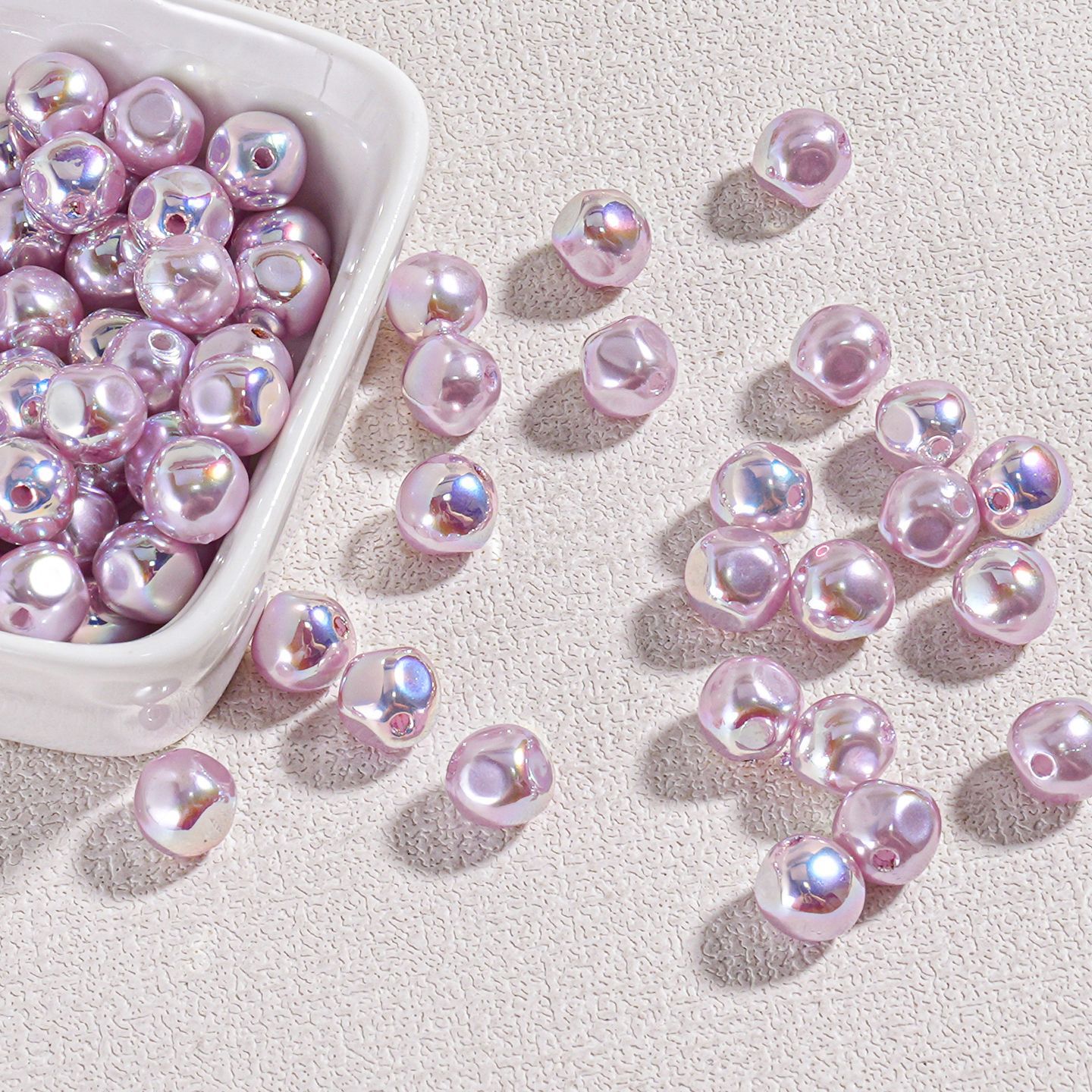 Heidi Pearl-cuentas de perlas de imitación irregulares, estilo barroco, para cadena de teléfono móvil, Material de bricolaje, accesorios para pulseras.