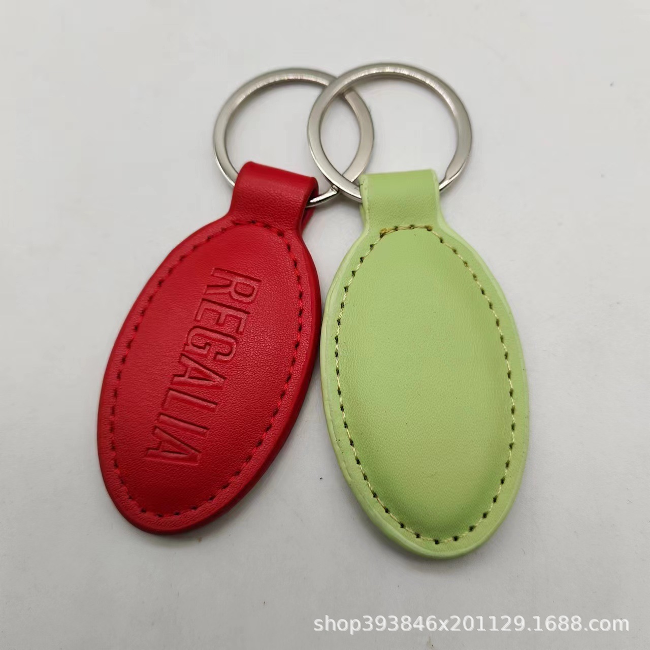 Keychain de cuero PU multi-forma colgante de llaves de cuero automóvil regalo de negocios publicidad promocional Keychain de cuero