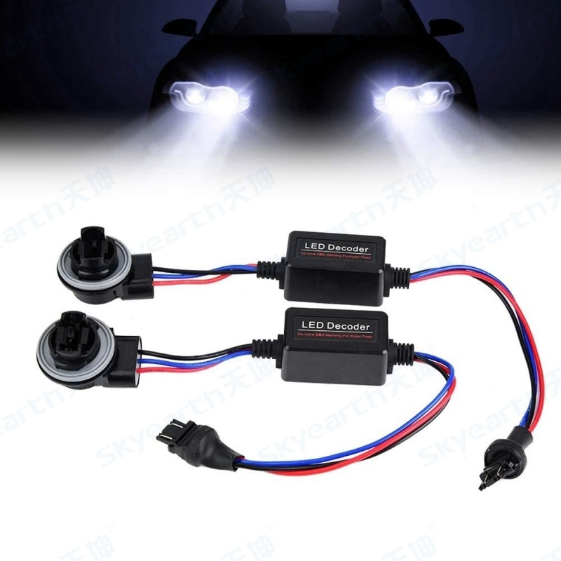 Fabricantes al por mayor de automóviles 1157 LED decodificador de errores BAY15D LED decodificador de luz de freno