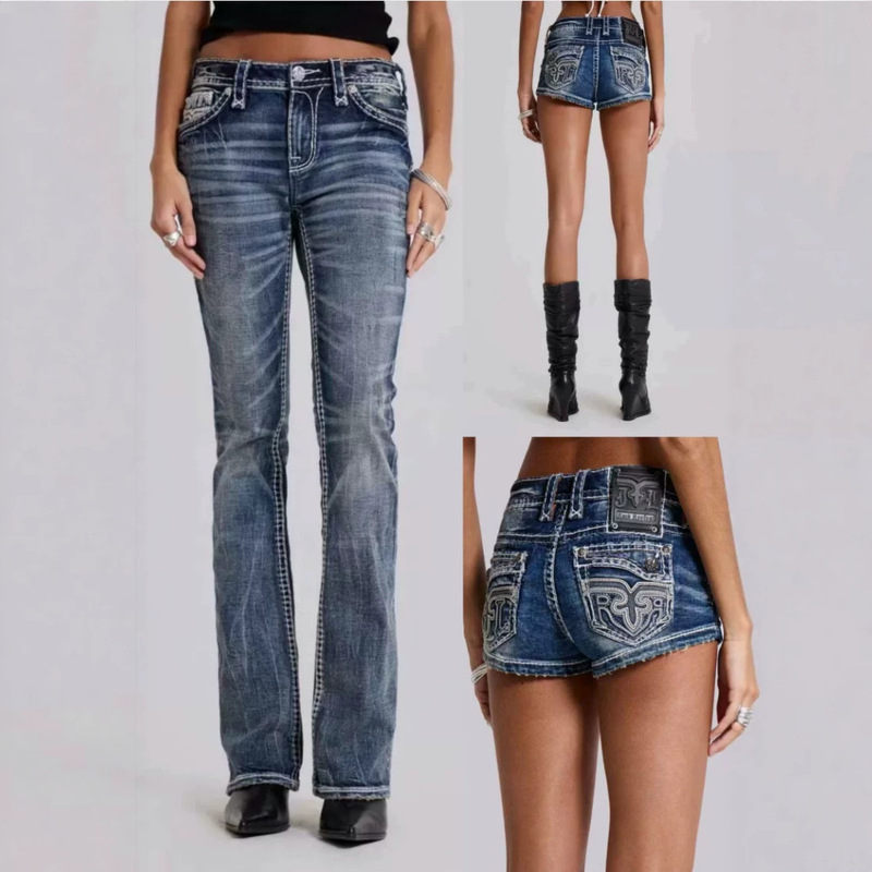 Jaded London Joint Rock revivia l Straight Heavy Embroidered Slim Fit Stretch Washed Jeans Jaded London Joint Rock revivia l Straight Heavy Embroidered Slim Fit Stretch Washed Jeans