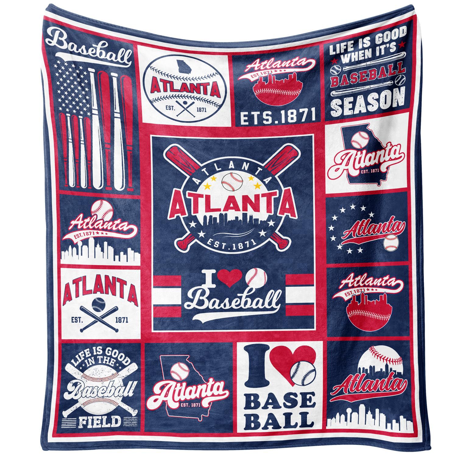Mantras de béisbol para regalos para niños y hombres de todas las edades. Regalos de franela mantas cálidas para equipos de béisbol.