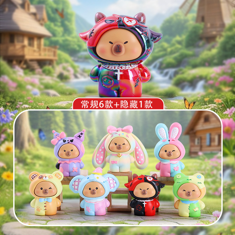 可爱桌面摆件喵喵酱的宅家时光盲盒女生节日礼物创意家居饰品热销|undefined