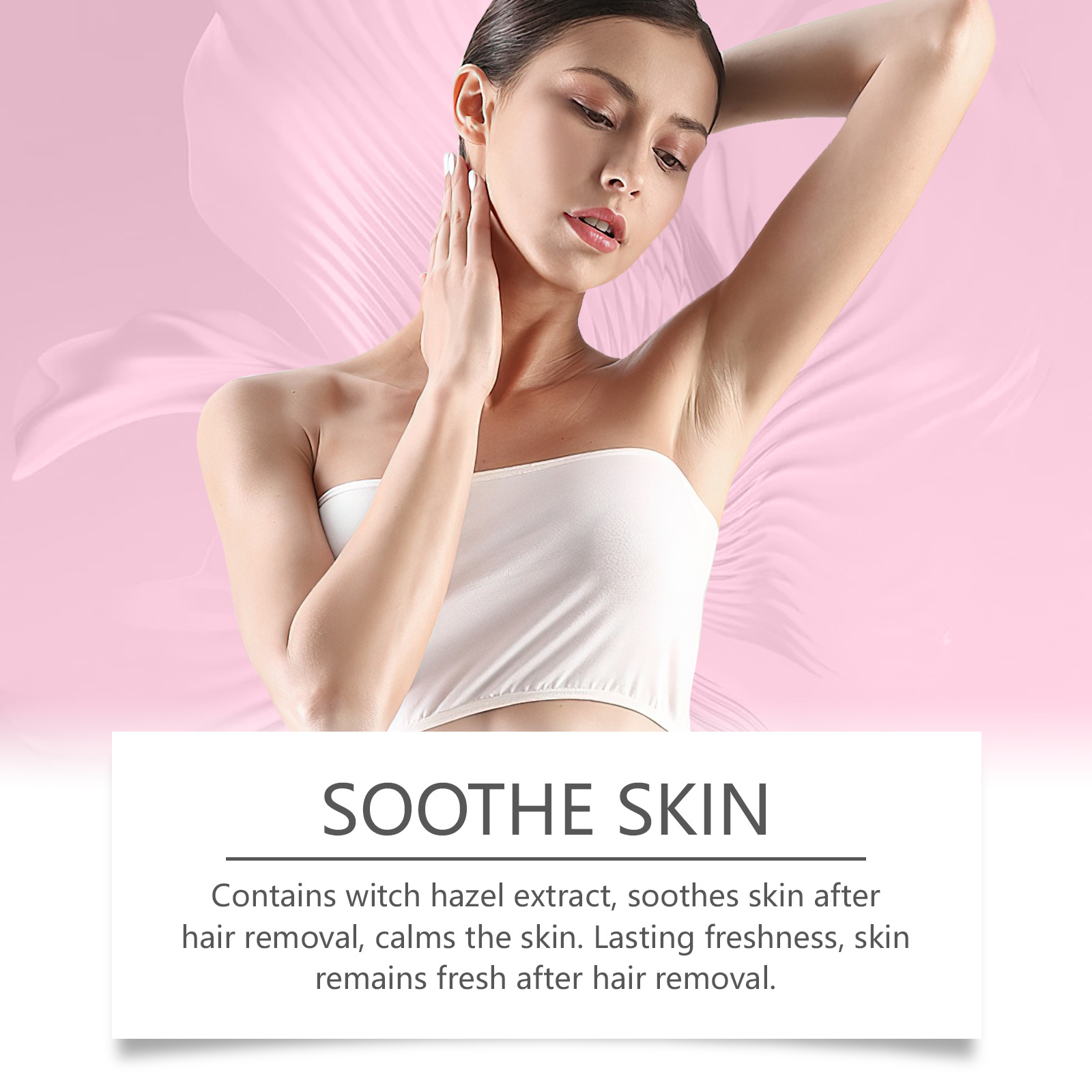 OceAura Skin hair removal cream Gentle ingredients nourishing delicate soft and smooth body skin hair removal cream 3