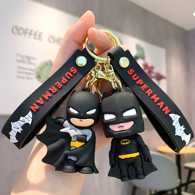 2026 Superman Keychain Superhero Batman Harley Quinn Figure Car Keychain Pendant Small Gift 2026 Superman Keychain Superhero Batman Harley Quinn Figure Car Keychain Pendant Small Gift