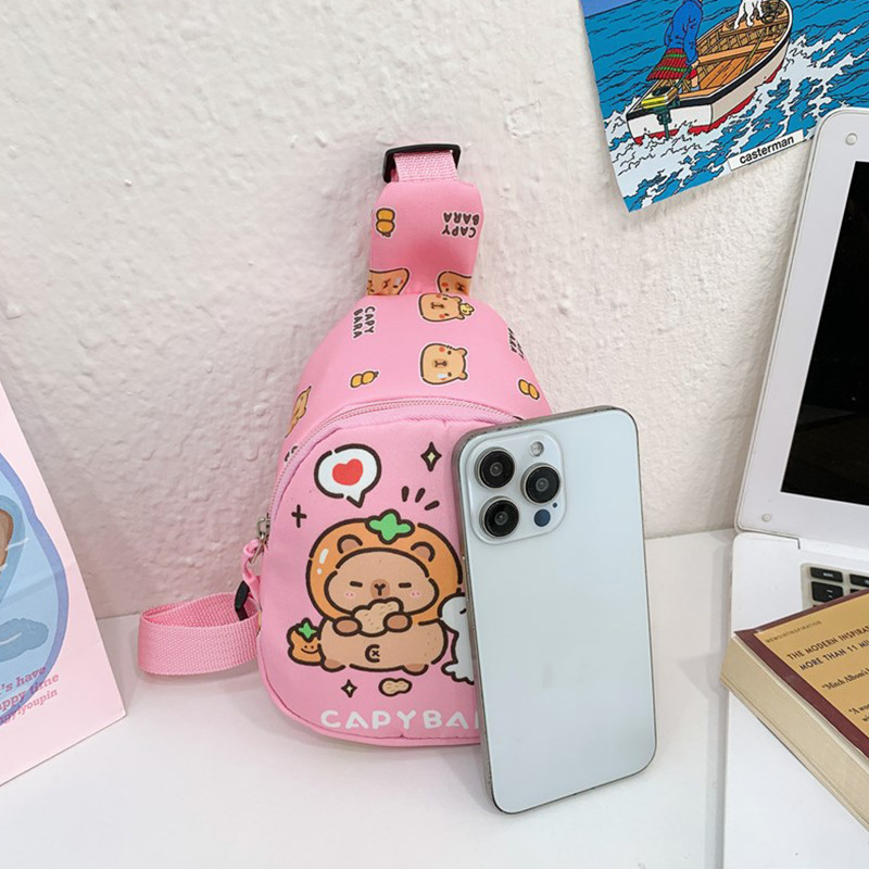 Bolsos de chicas lindos bolsos de pecho de chicas caricaturas bebés bolsos de cambio de niños bolsos de mochila de estilo exterior