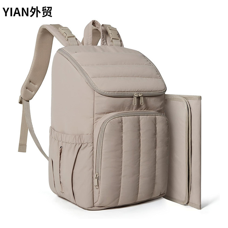 Amazon New Quilted Diaper Bag for Women Mummy Backpack Small Baby Bag Lightweight Mini Travel Diaper Backpack