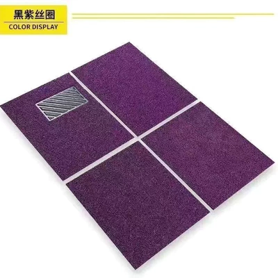 Universal Foot Pad, Car wire ring foot pad - black-and-purple-silk-circle-four-piece-set