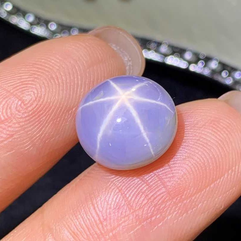 5A级无烧 星光 蓝宝石 sapphire 节日礼品 珠宝首饰 珠宝厂